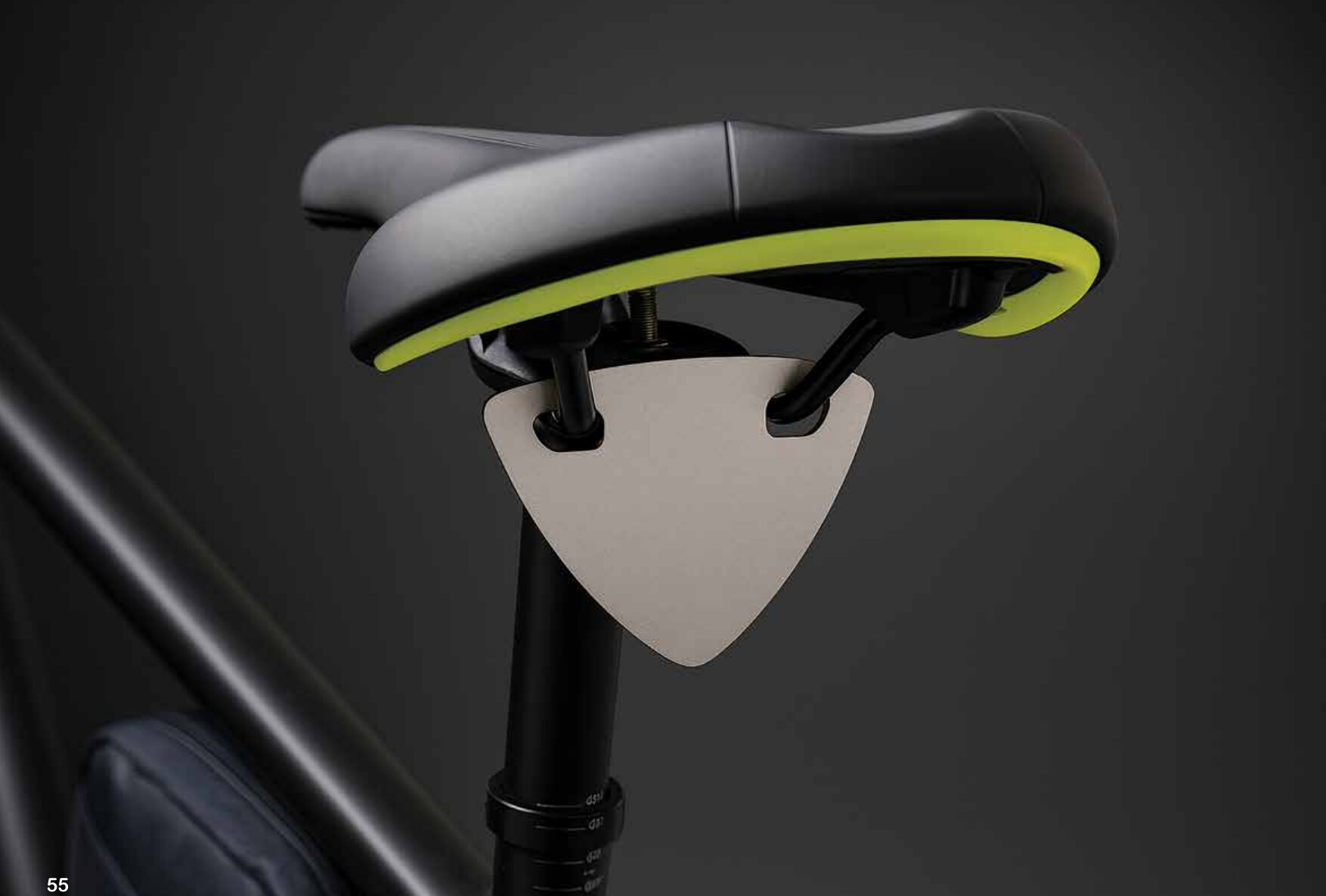 Þríhyrnt Bike Clip endurskinsmerki undir hjólasæti